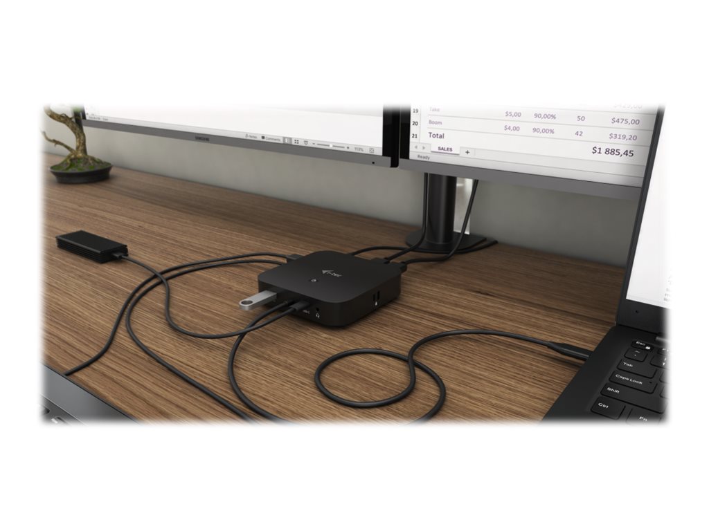 Estação de Ligação i-Tec USB-C Duplo Ecrã PD 112W - Imagem 4