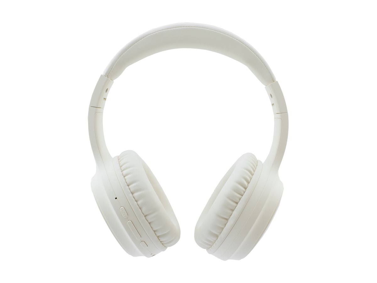 Auscultadores CoolBox AIR-40 Bluetooth Microfone ANC Branco