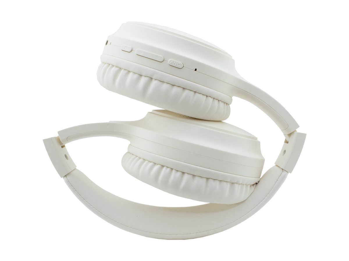Auscultadores CoolBox AIR-40 Bluetooth Microfone ANC Branco - Imagem 3