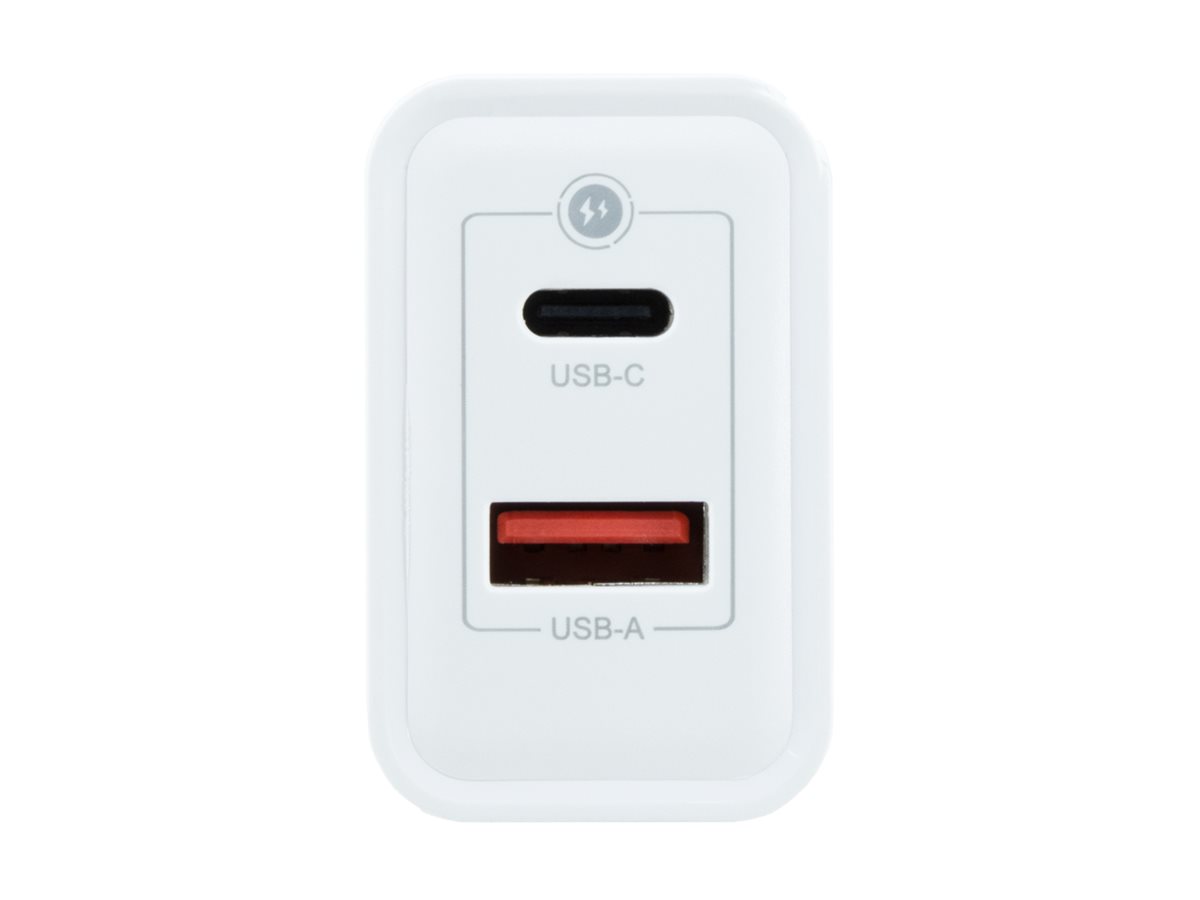 Carregador CoolBox GaN 45W PD QC 3.0 2 Portas USB-A USB-C - Imagem 3