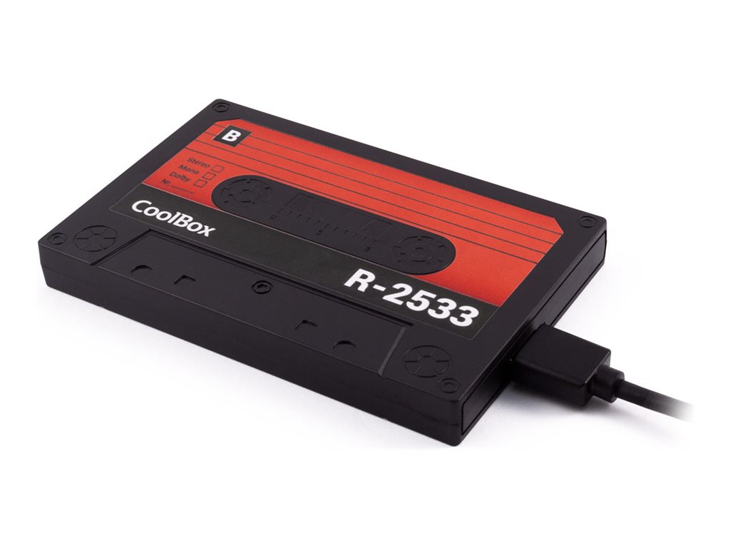 COOLBOX EXTERNAL HARD DRIVE CASE 2.5 SCA2533 RETRO USB 3.0 - Imagem 1