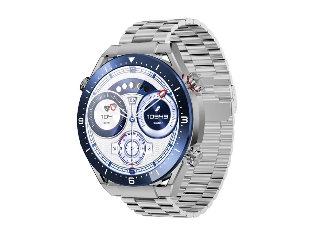 Smartwatch MaxCom Ecowatch 1 1.52" Metal Prata - Imagem 3
