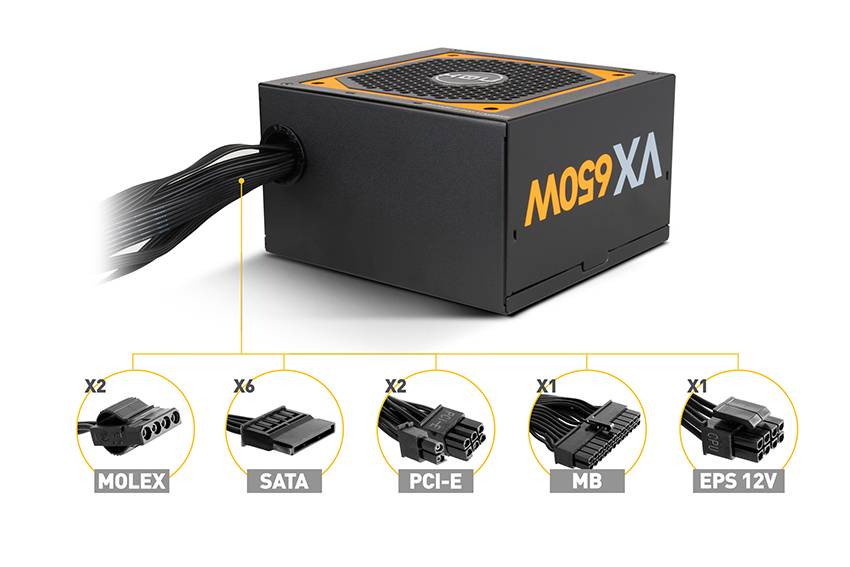 Fonte de Alimentação Nox Urano VX 650W Bronze - Imagem 10