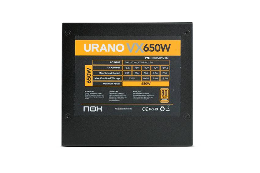 Fonte de Alimentação Nox Urano VX 650W Bronze - Imagem 9