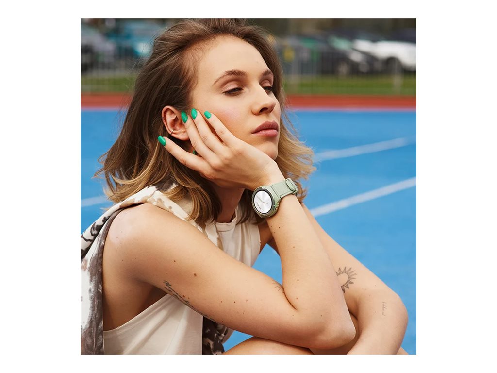 Relógio inteligente MaxCom FW100 Titan Valkiria 1.3" Menta Silicone Bluetooth - Imagem 3