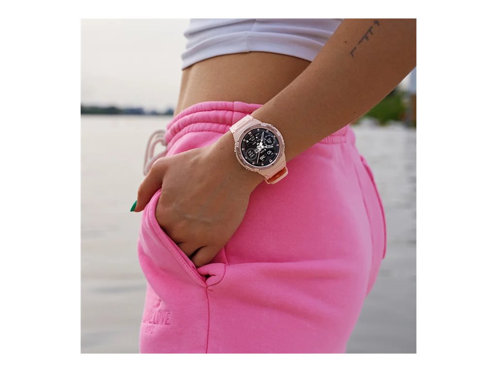 Relógio Inteligente MaxCom FW100 Titan Valkiria 1.3" Silicone Rosa - Imagem 5