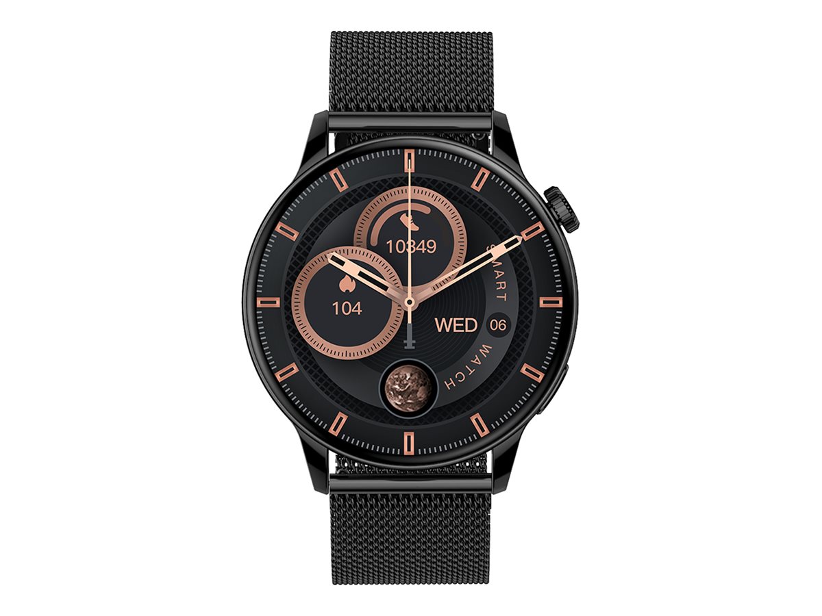 Smartwatch MaxCom FW58 Vanad Pro 1.3" Pulseira Metal Preto - Imagem 2