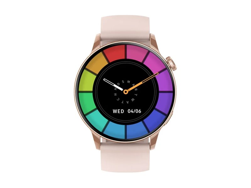 Relógio Inteligente MaxCom FW58 Vanad Pro 1.3" Pulseira Metal Dourada - Imagem 6
