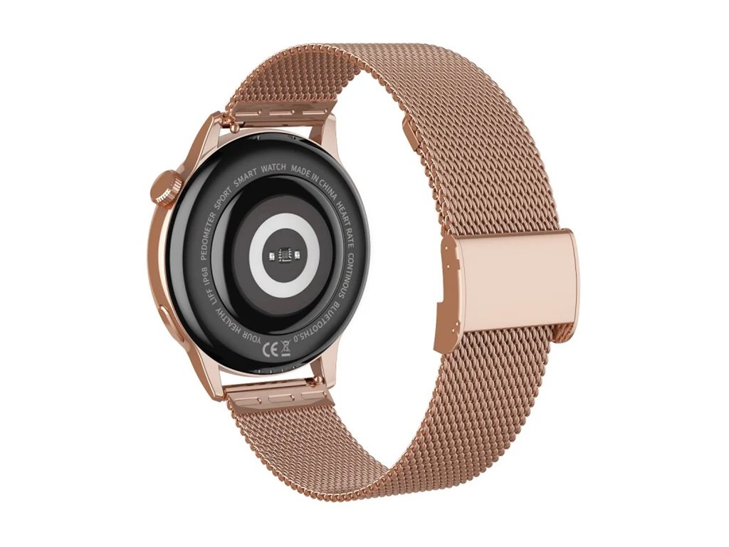 Relógio Inteligente MaxCom FW58 Vanad Pro 1.3" Pulseira Metal Dourada - Imagem 4