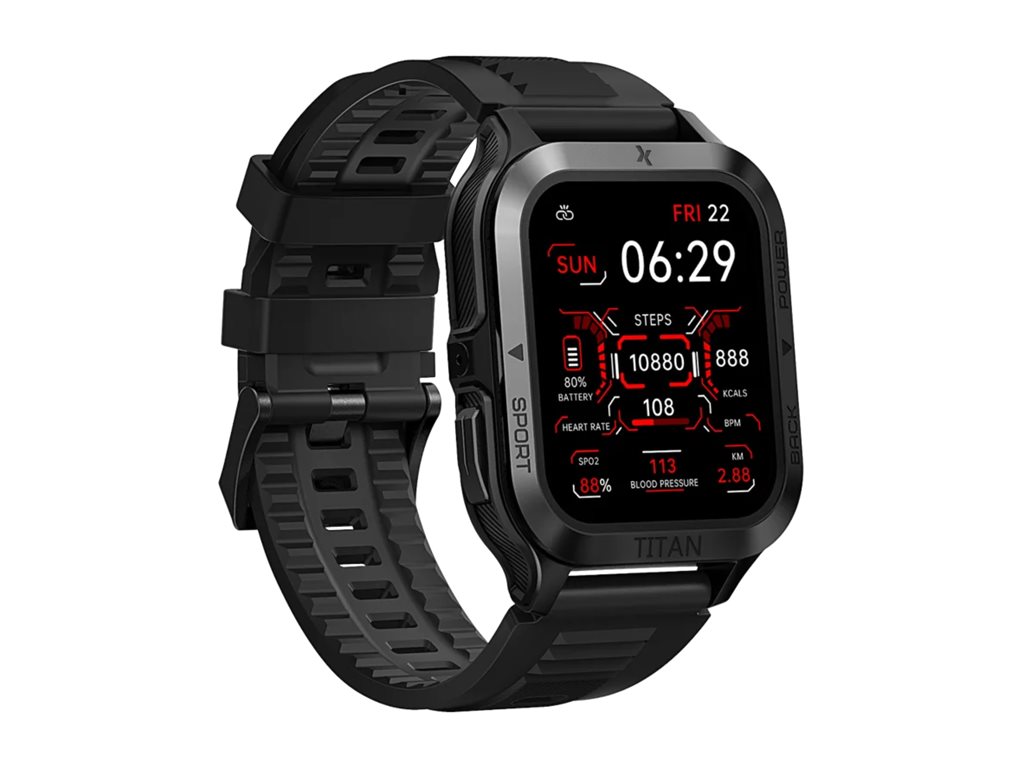 Relógio Inteligente MaxCom FW67 Titan Pro 1.85" Alça Silicone Grafite - Imagem 4