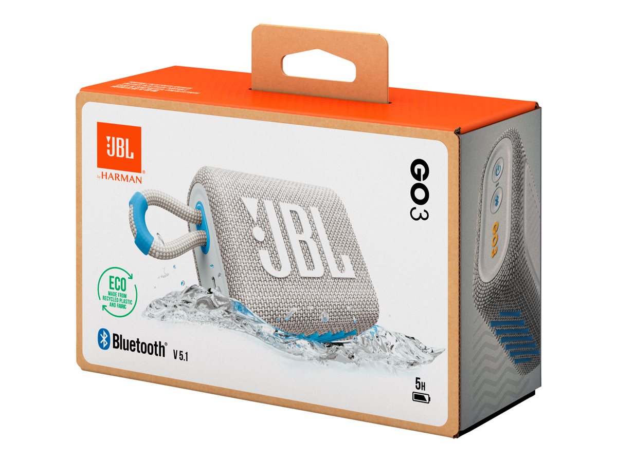 Altifalante Portátil JBL Go 3 Eco Branco - Imagem 1