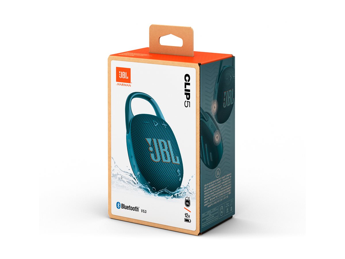 Coluna Portátil JBL Clip 5 Bluetooth Azul