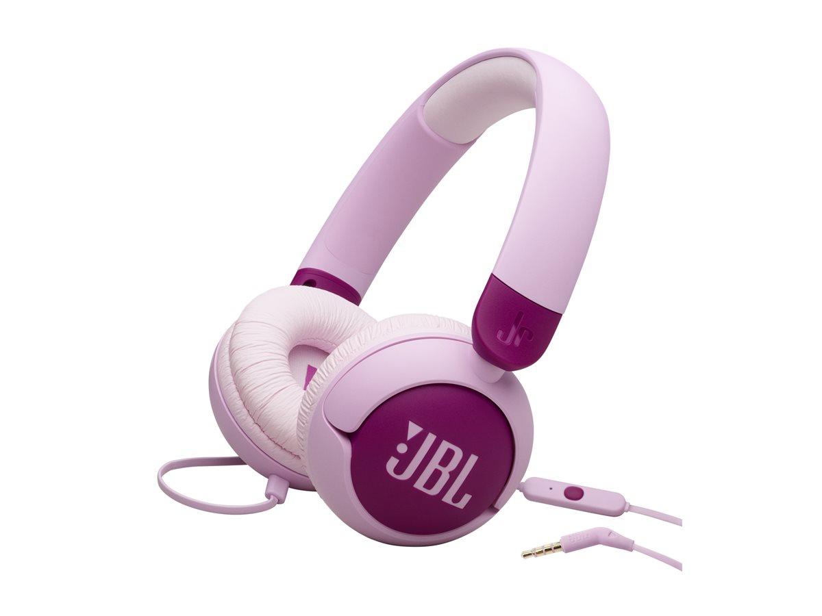 Auscultadores JBL Junior 320 Com Fio Microfone Isolamento Ruído Púrpura - Imagem 2