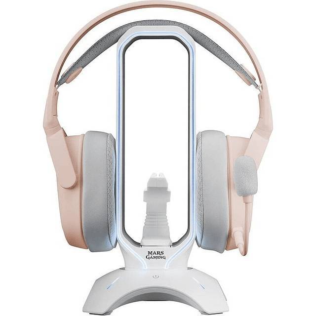 Suporte Headset 3 em 1 Mars Gaming MHHPRO RGB Hub USB 3.0 Branco - Imagem 8