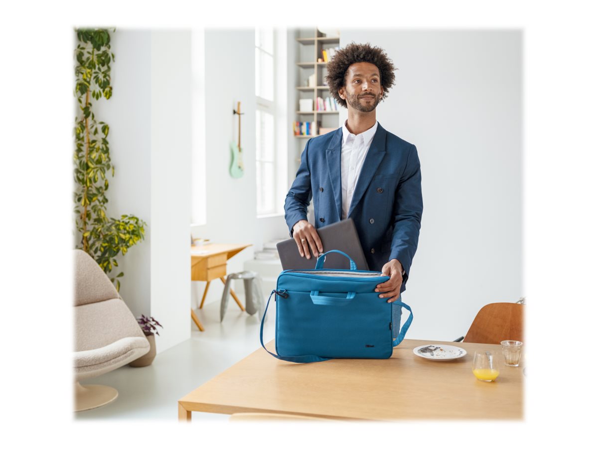 Estojo para Portátil Trust Bologna Slim 16" Azul - Imagem 7
