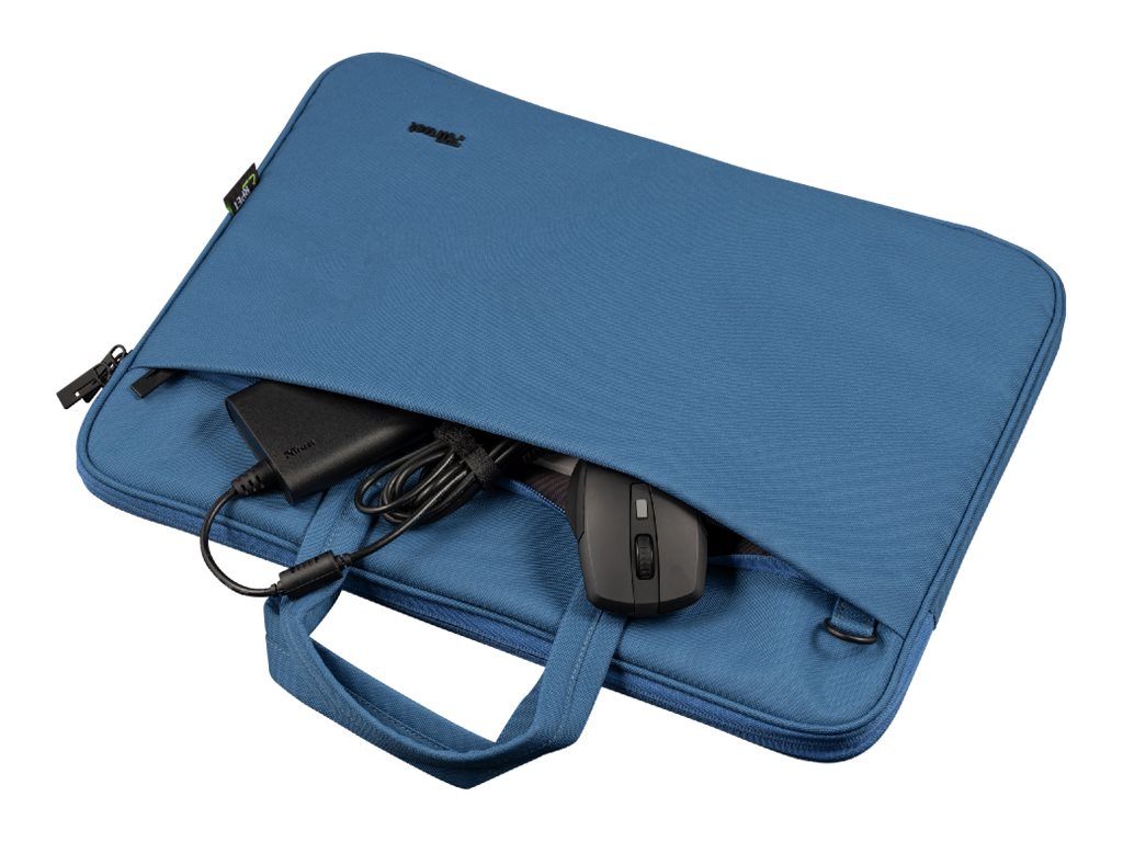 Estojo para Portátil Trust Bologna Slim 16" Azul - Imagem 4