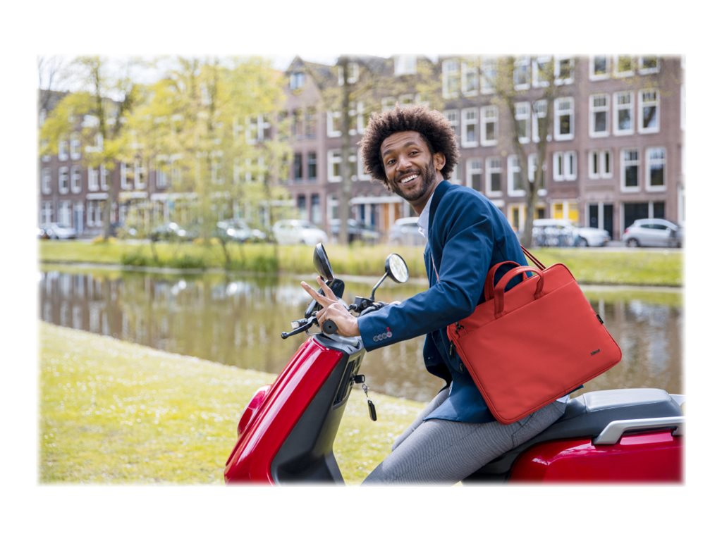 Mala Portátil Trust Bologna Slim 16" Vermelho - Imagem 8