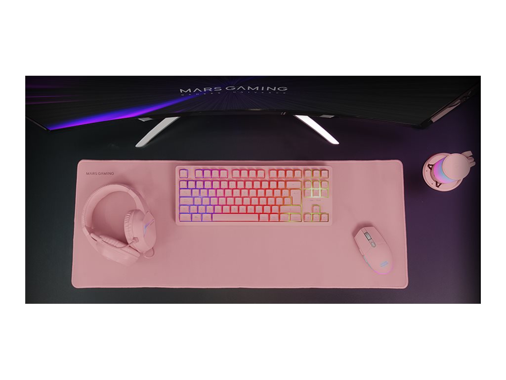 Pack Gaming 4 em 1 MARS GAMING MCP-RGB3 TKL RGB Rosa - Imagem 3