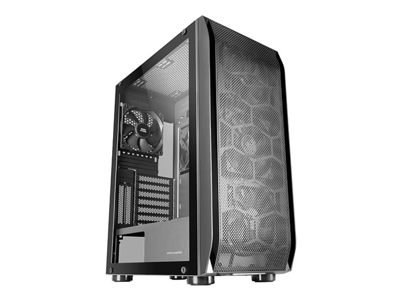 Caixa Torre MARS GAMING MC-PRO2 E-ATX 5 Ventoinhas Vidro Preto