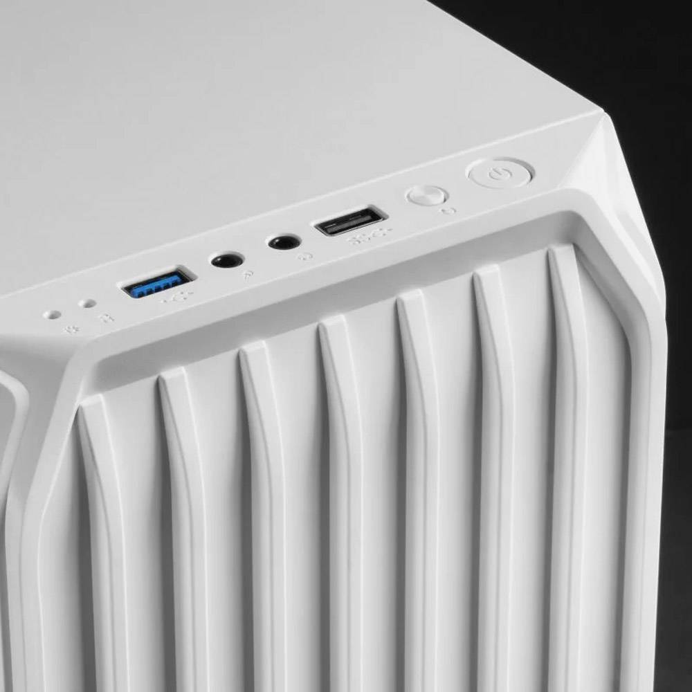 Caixa MARS GAMING MC-S2 Micro-ATX Janela Mesh RGB Branco - Imagem 3