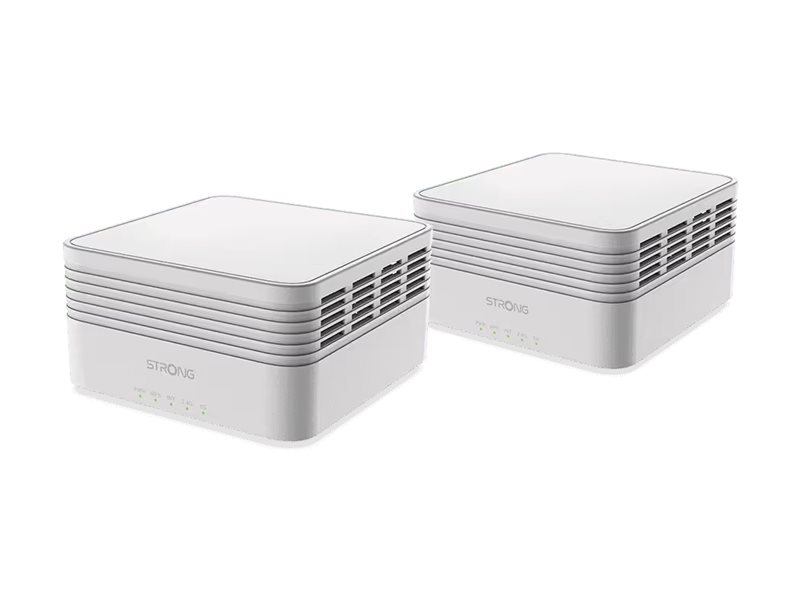 Sistema Mesh Wi-Fi Strong ATRIA AX3000 Kit 2 Unid. 350m² Wi-Fi 6 - Imagem 2