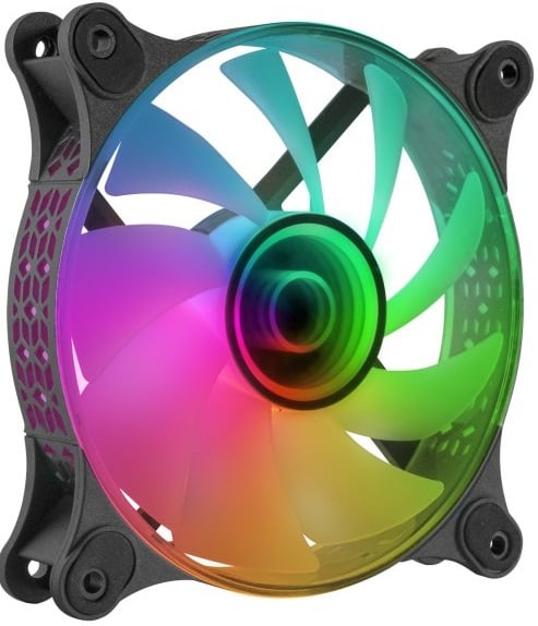 Ventoinha MARS GAMING MF-3D 12cm ARGB Mirror Black - Imagem 4
