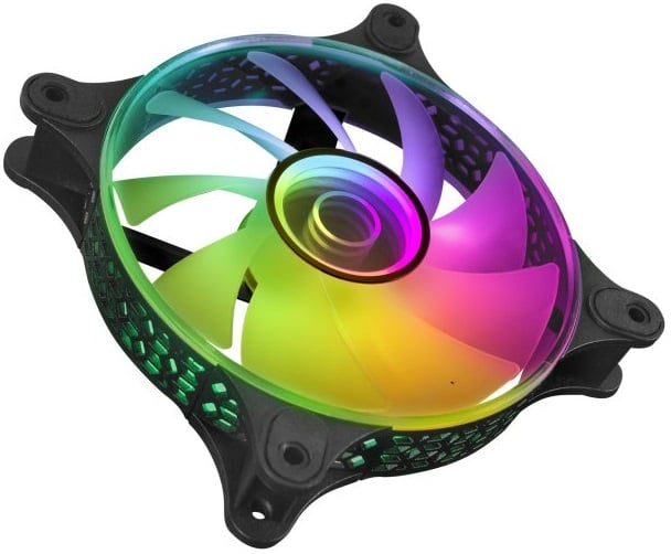 Ventoinha MARS GAMING MF-3D 12cm ARGB Mirror Black - Imagem 2