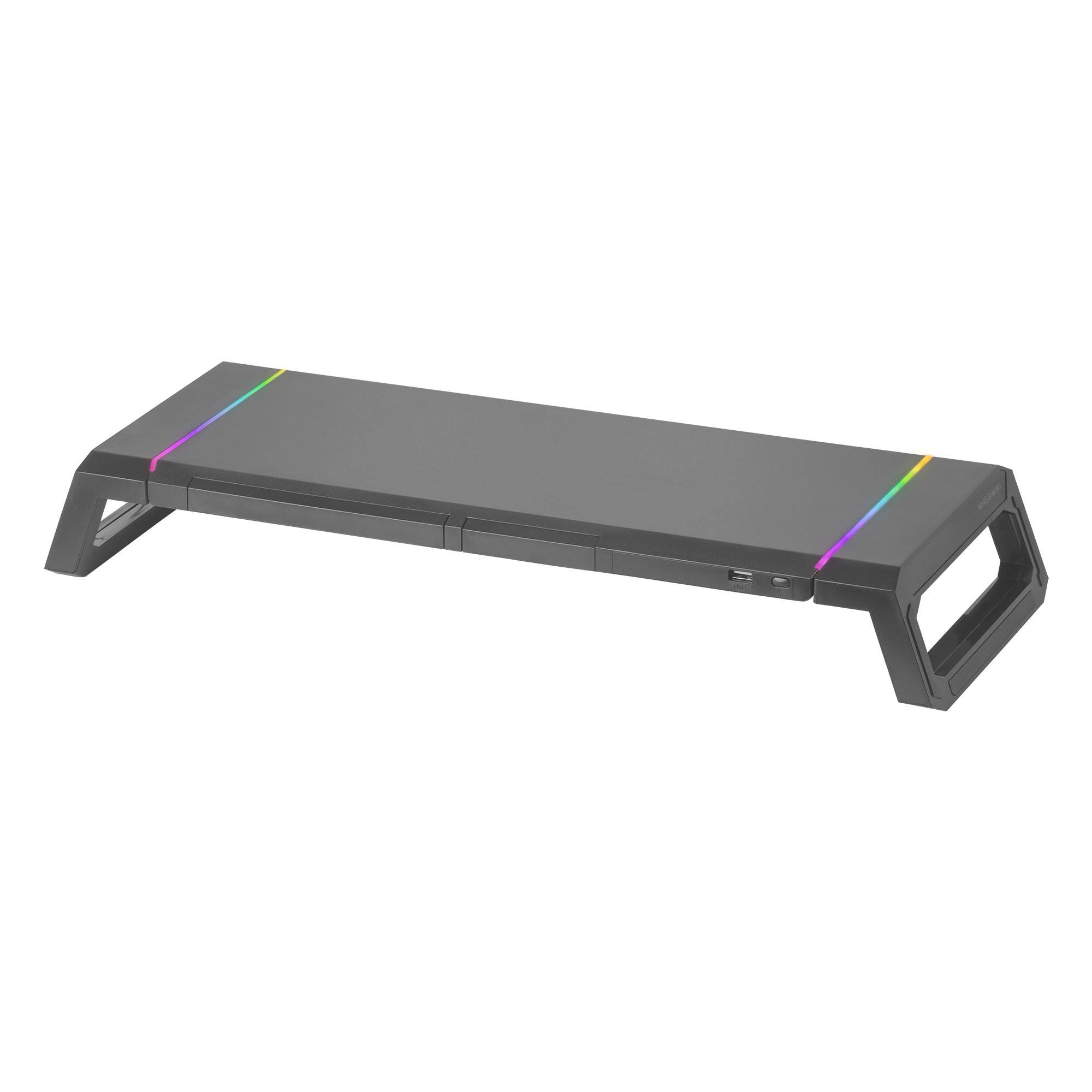 Suporte Monitor MARS GAMING MGS-ONE Preto USB RGB Suporte Telemóvel