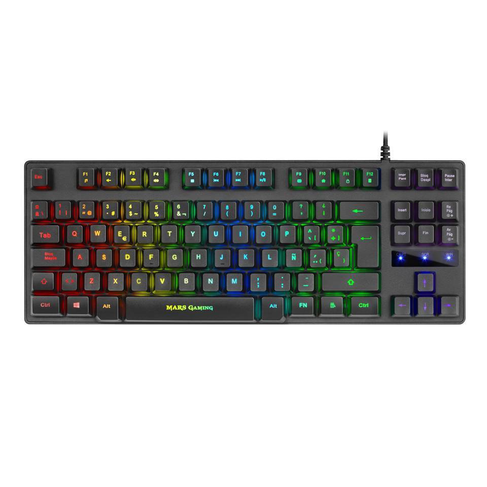 Teclado Mars Gaming MK023 TKL H-Mech PT Preto - Imagem 1