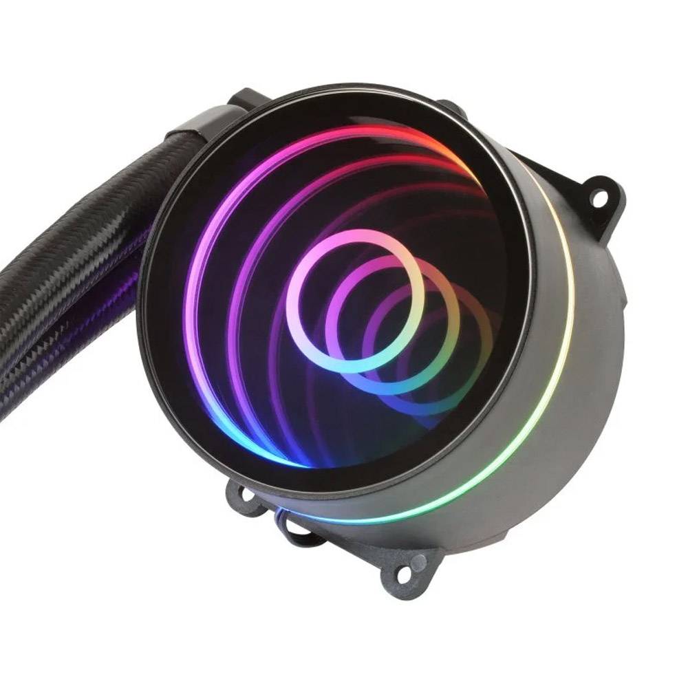 Refrigeração Líquida MARS GAMING ML-ONE240 240mm FRGB Infinity Mirror Preto - Imagem 3
