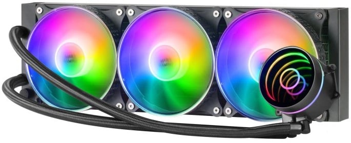 Refrigeração Líquida MARS GAMING ML-ONE360 360mm RGB Espelho Infinito Preto - Imagem 3