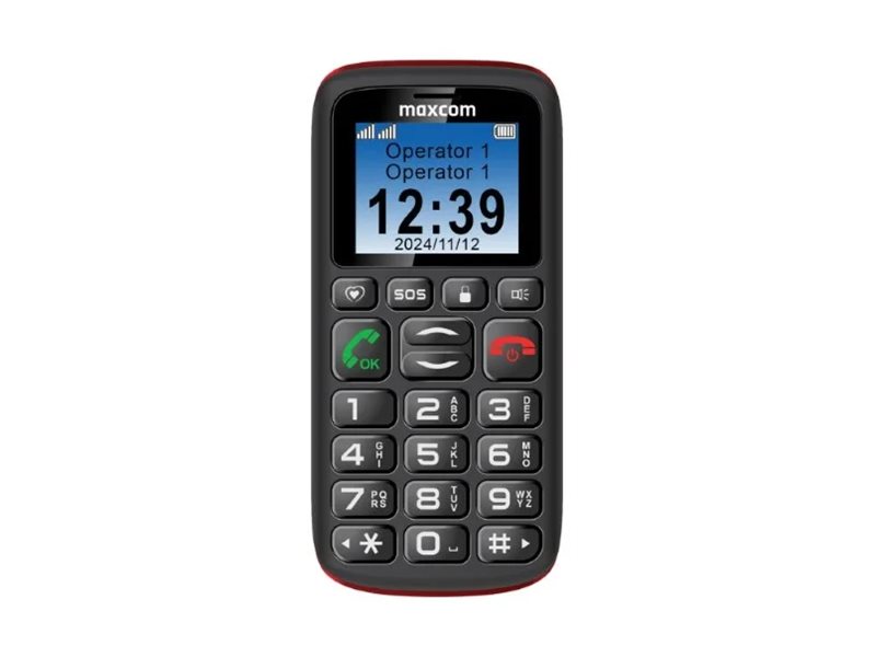 Telefone MaxCom Comfort MM428 L SIM Duplo Preto Opaco - Imagem 2