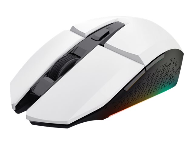 Rato Trust GXT 110 FELOX Sem Fios Gaming Branco