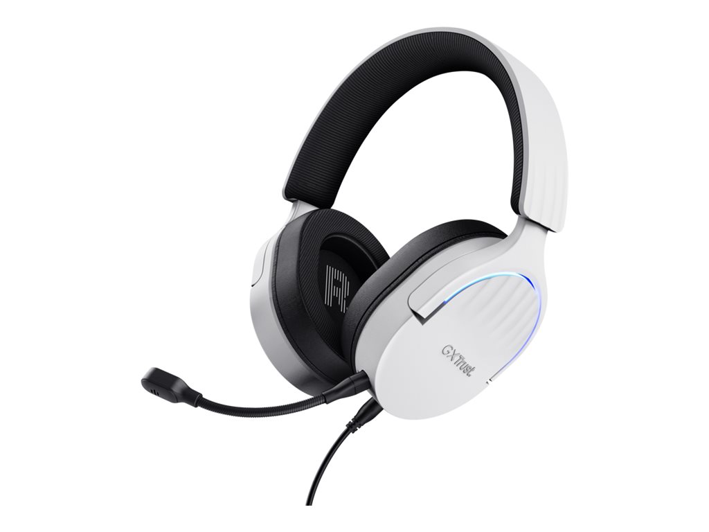 Auscultadores Trust GXT 490W FAYZO 7.1 USB Branco - Imagem 1