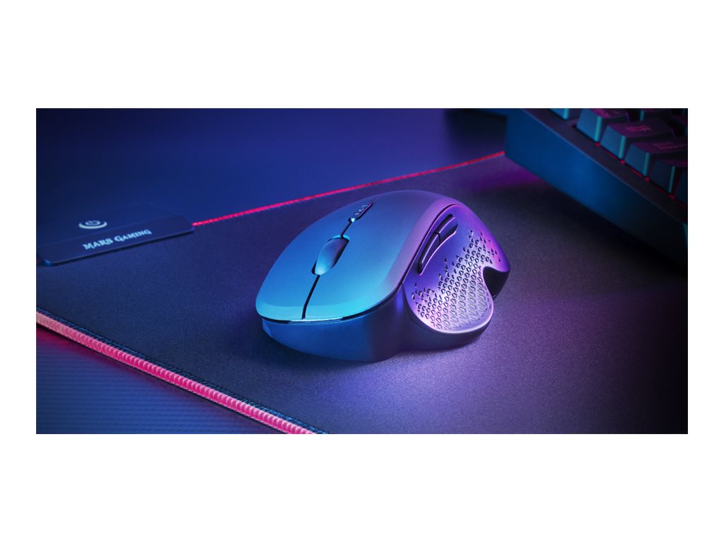 Rato MARS GAMING MMWERGO Ergonómico Sem Fios Preto Destro - Imagem 2