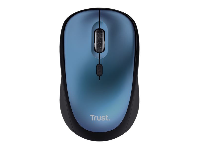 Rato Trust Yvi+ Sem Fios Silencioso 4 Botões Azul