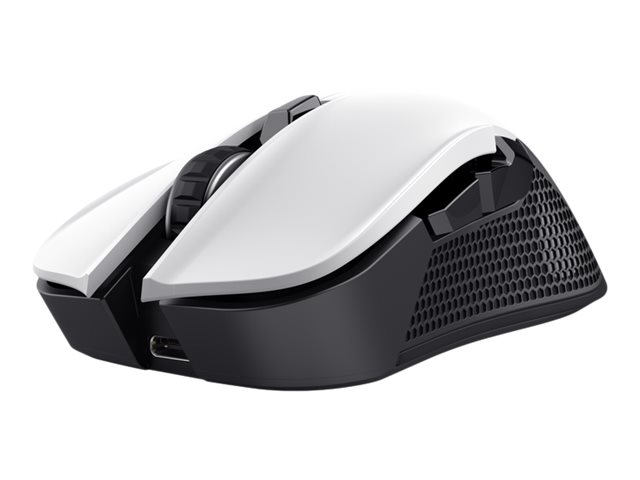 Rato Trust GXT 923W Ybar Gaming Sem Fios Branco