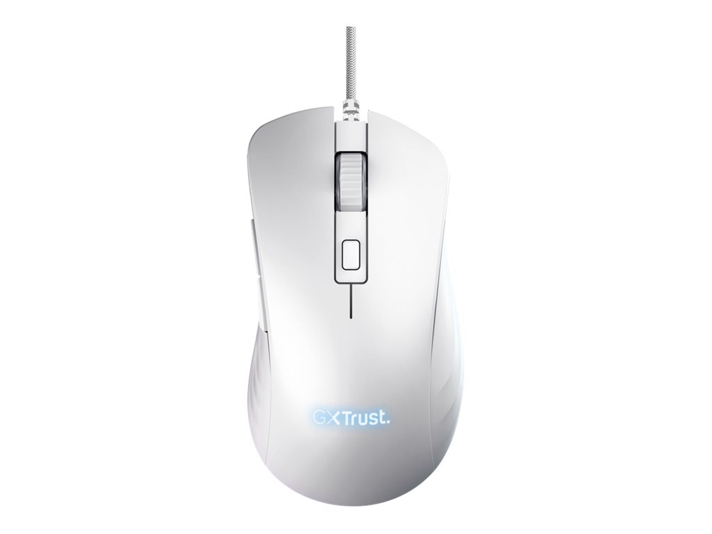 Rato Gaming Trust GXT 924W YBAR+ Óptico Branco