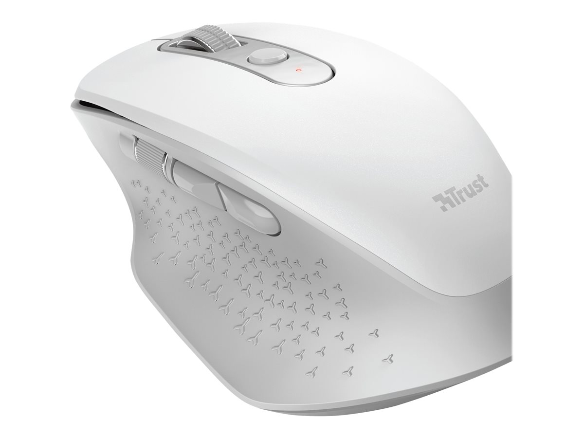 Rato Trust Ozaa Sem Fios Multi-Dispositivo Compacto Branco - Imagem 4