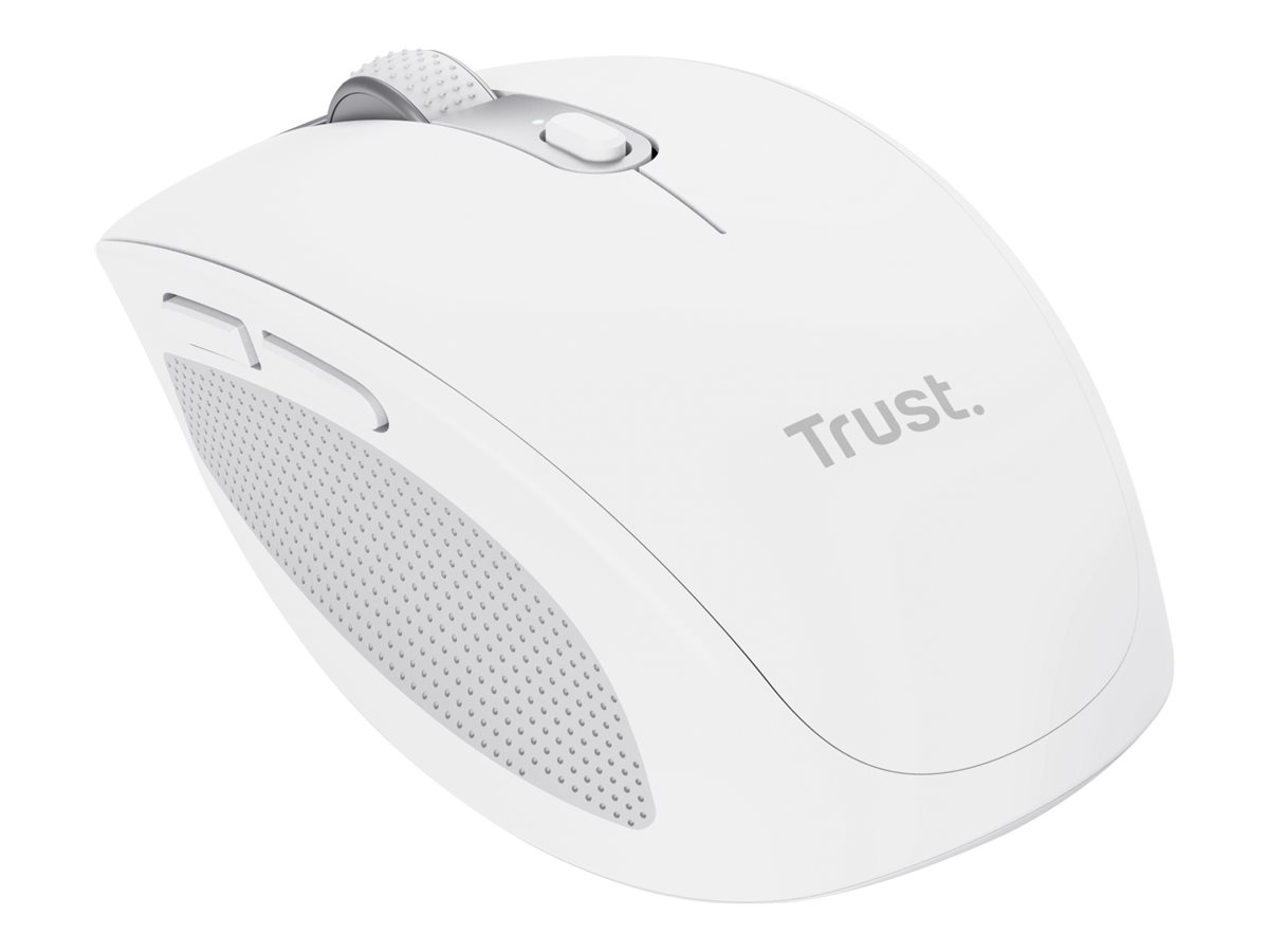 Rato Trust Ozaa Sem Fios Multi-Dispositivo Compacto Branco - Imagem 3