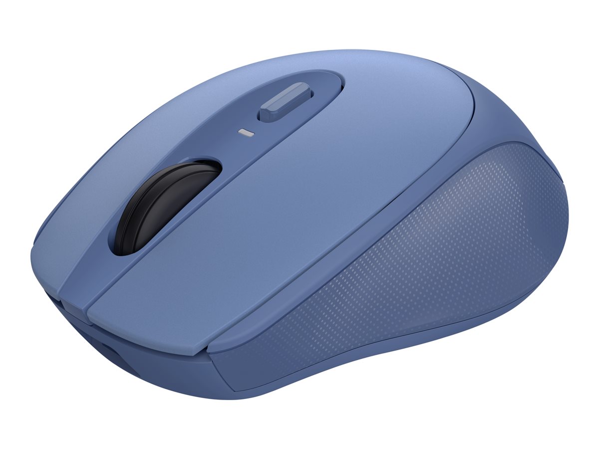 Rato Trust Zaya Sem Fios Recarregável Ambidextro Azul - Imagem 2