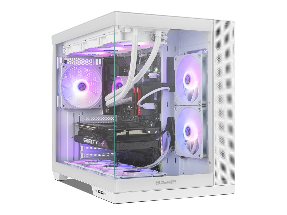 Caixa Mid-Tower NOX Hummer Astra NEO Branco Minimalista