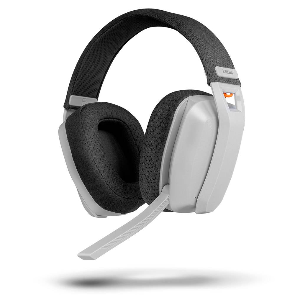 Headset Gaming KROM KANJI Sem Fios Branco
