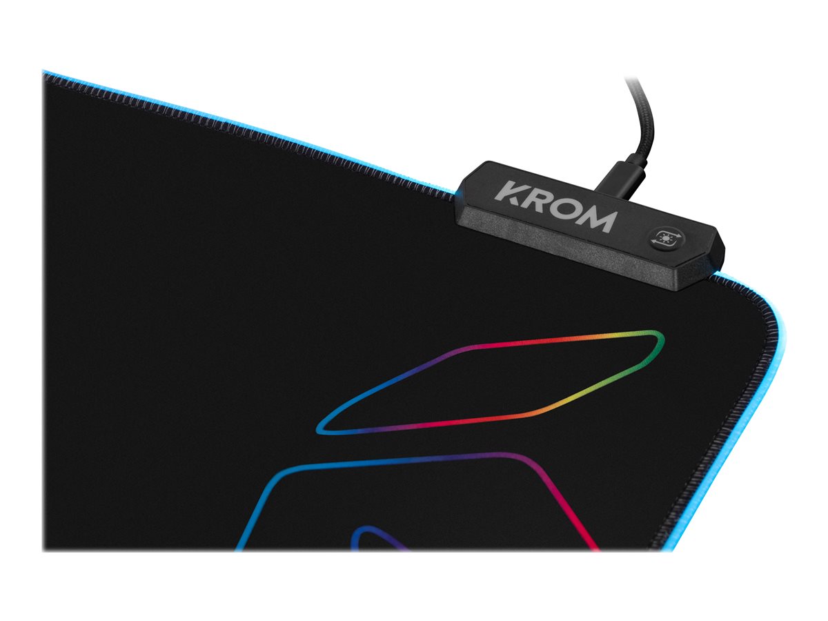 Tapete de Rato KROM Knout RGB Preto - Imagem 2