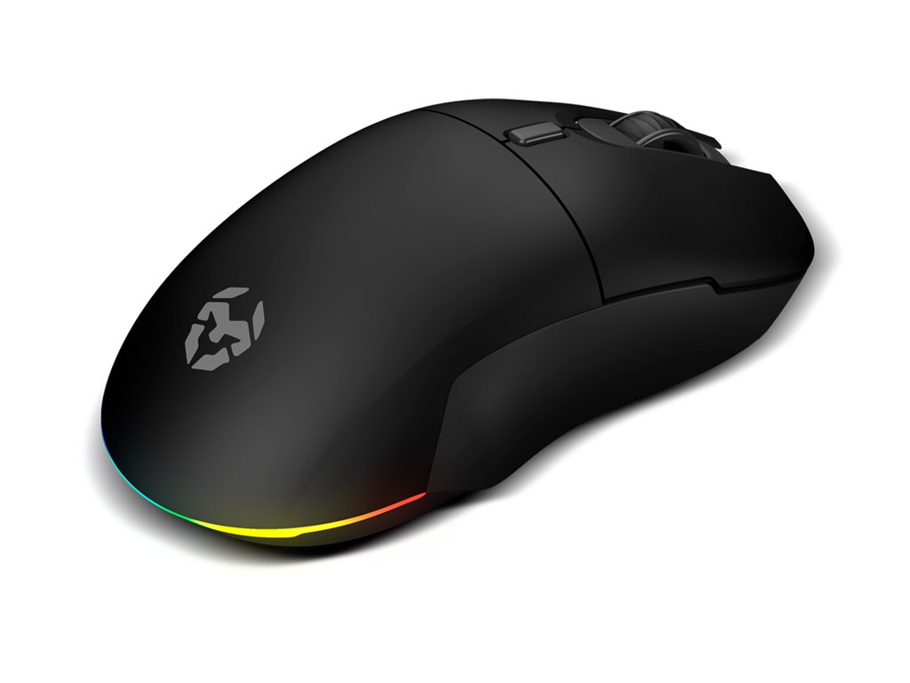 Rato Gaming Krom Komet Ergonómico Sem Fios RGB Preto - Imagem 6