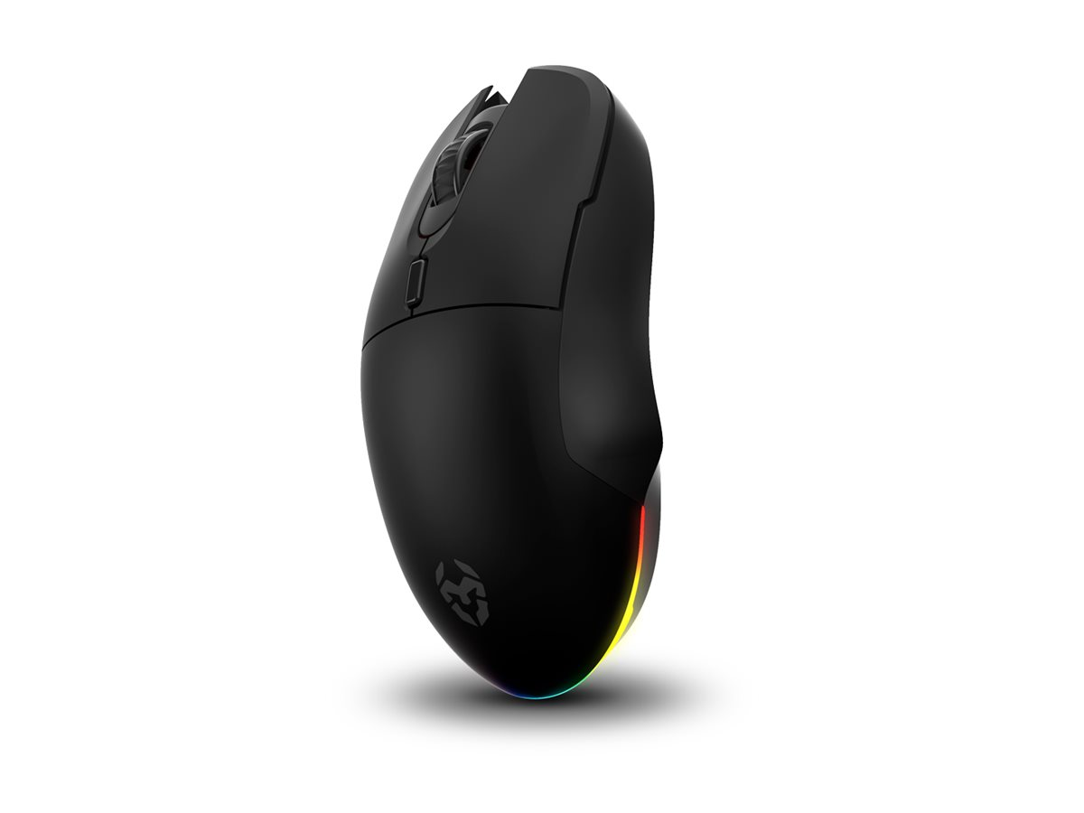 Rato Gaming Krom Komet Ergonómico Sem Fios RGB Preto - Imagem 10