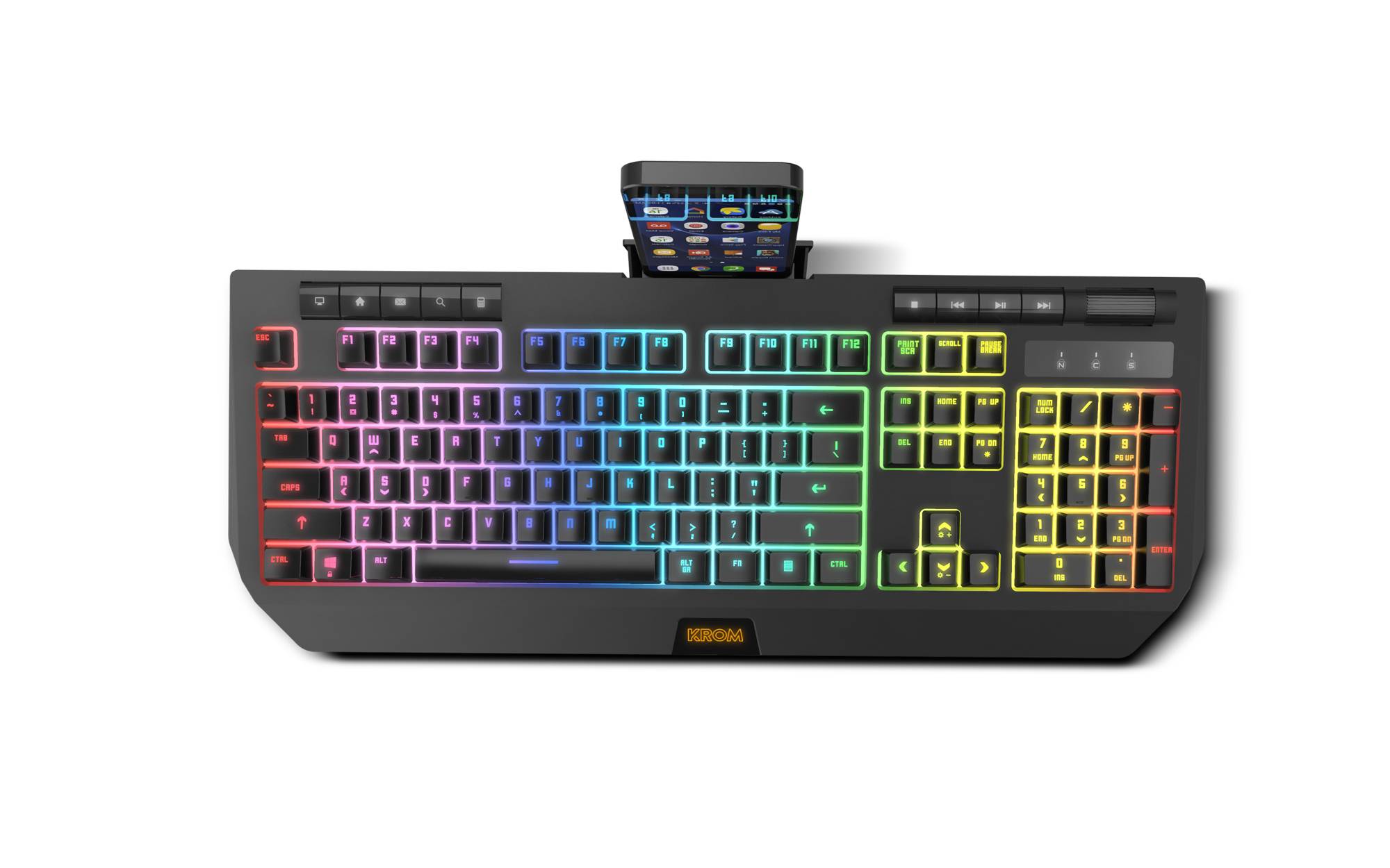 Teclado Gaming NOX KROM KUMA Semi-Mecânico RGB Layout PT - Imagem 9