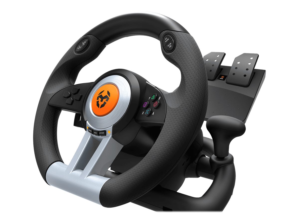 Volante e Pedais KROM K-Wheel com Cabo - Imagem 2