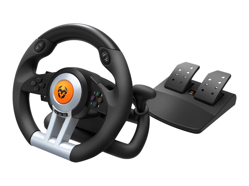 Volante e Pedais KROM K-Wheel com Cabo - Imagem 3