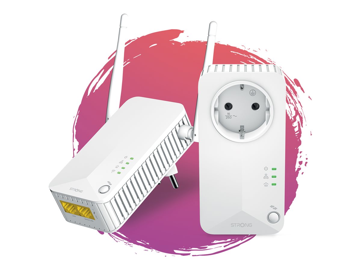 Adaptador Powerline Strong 600 Duo Kit - Imagem 1
